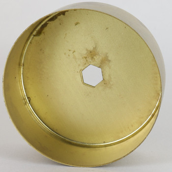 3-1/16in. Outside Diameter Cylinder Cup - Unfinished Brass