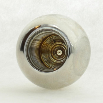 3/4in. Diameter Nickel Plated Solid Brass Ball with 1/8ips. Female Tapped Blind Hole.