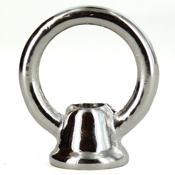 1/4ips - Female Threaded - Brass Colonial Loop with Wire Way - Nickel Plated Finish