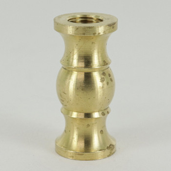 1/8ips. X 1/8ips. Female Threaded Unfinished Brass Small Bull Neck