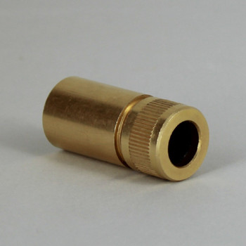 3/4in W X 1-1/2in H - 1/8ips Slip Unfinished Brass Telescopic Clutch with 1/4ips Female Thread.