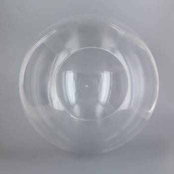 12in Diameter X 5-1/4in Diameter Hole Round Acrylic Neckless Ball - Clear