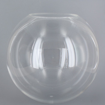 16in Diameter X 5-1/4in Diameter Hole Acrylic Neckless Ball - Clear