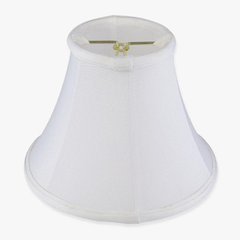4-1/2in. White Candelabra Bulb Clip On Lamp Shade