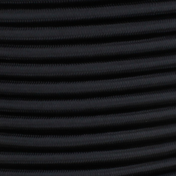 16/3 SJT-B Black Nylon Fabric Cloth Covered Lamp and Lighting Wire.