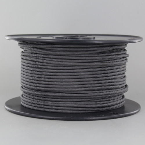 16/1 Gray Cloth Covered  AWM Stranded Wire with Decorative Braid