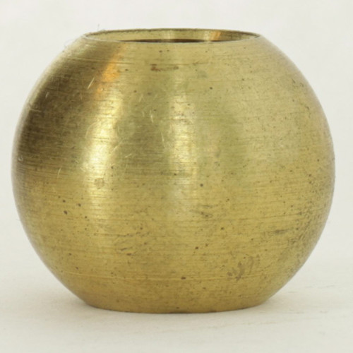 7/8in. Diameter Solid Brass Ball with 1/8ips. Slip Through Hole