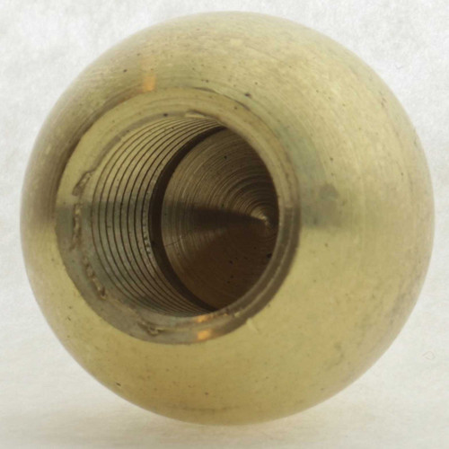 1in. Diameter Solid Brass Ball with 1/4ips. Female Tapped Blind Hole