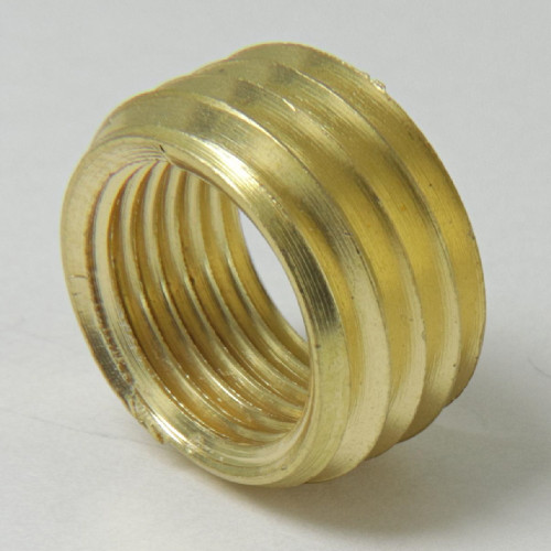 1/8ips. Female X 1/4ips. Male Thread Unfinished Brass Reducer without Shoulder