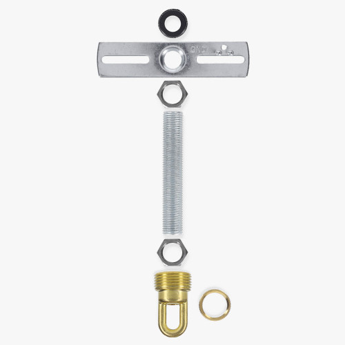 1-1/16in Hole Canopy Chain Hanging Cross Bar Set - Unfinished Brass