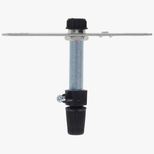 1/8ips Pendant Hanging Cross Bar Set With Plastic Strain Relief - Black