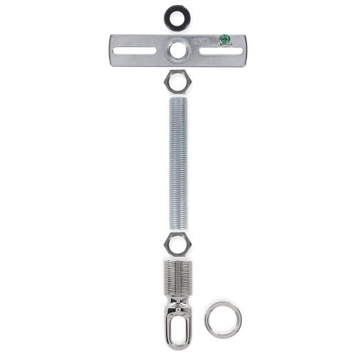 HEAVY DUTY - 1/16in Hole Canopy Chain Hanging Cross Bar Set - Polished Nickel