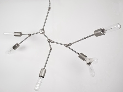 Polished Nickel You Make It Chandelier Kit by Lindsey Adelman Studio