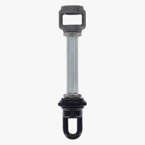 1-1/16in Hole Canopy Chain Hanging Cross Bar Set - Black Powdercoat Finish