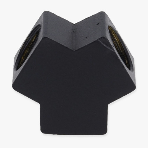 1/8ips Threaded - Geometric Style Y-Angle Armback - Black