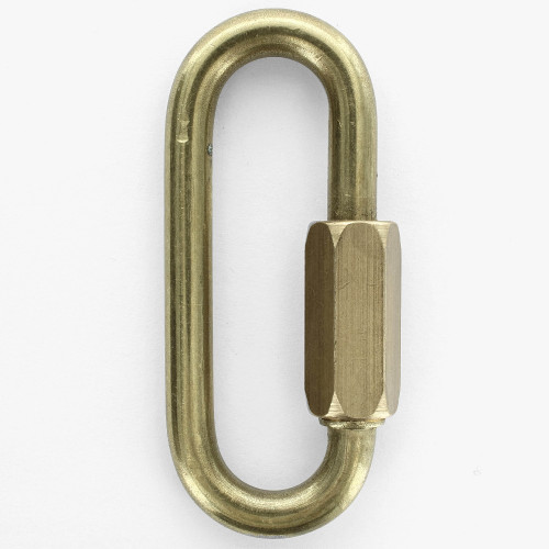 5/16in THICK SOLID BRASS QUICK LINK - Unfinished