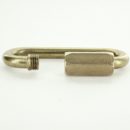 5/16in THICK SOLID BRASS QUICK LINK - Unfinished