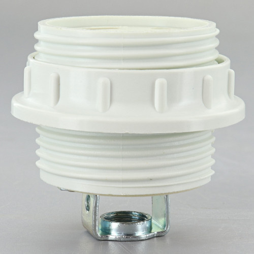 GU24 CFL Lamp Threaded Body and Ring Socket with 1/2in Height Hickey