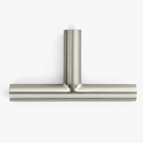 1/8ips Brass Female Threaded Tee Shape Arm - Satin Nickel.