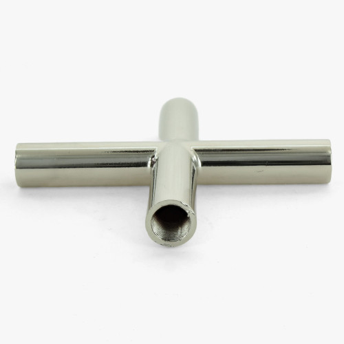 1/8ips Brass Female Threaded X 4-way Shape Arm - Polished Nickel.