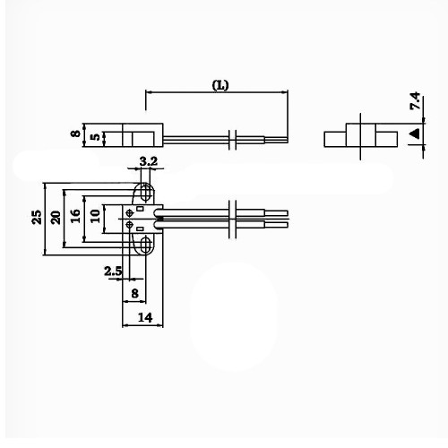 G4 Lamp Socket with Mounting Holes and Wire Leads rated maximum 24C, 4A. Certificated cUR, ENEC and CQC.