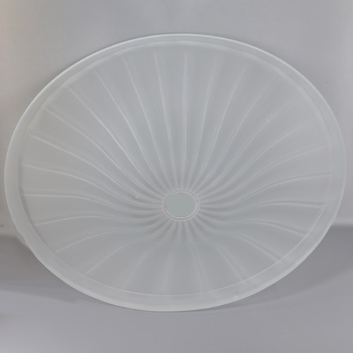 15in Diameter Frosted Bell Shade with 1-5/8in Hole