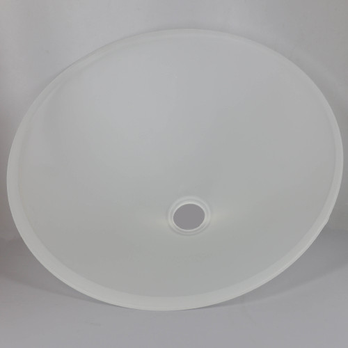 16in Diameter Frosted Cone Shade with 1-5/8in Hole