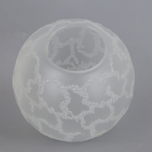 5in Diameter Matte Grecale Mesh Neckless Ball With 2in Hole