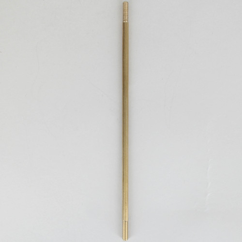 5 in. Long -  8/32 Threaded Brass Rod with 1/2in Long Thread on Both Ends.