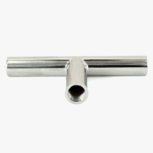 1/8ips Brass Female Threaded Tee Shape Arm - Polished Nickel.