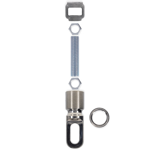 Heavy Duty - 1-13/32in Hole Canopy Chain Hanging Screw Collar Loop Cross Bar Set - Polished Nickel