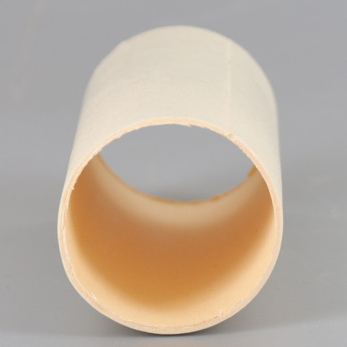 2in. Long X 1.3in. Outside Diameter Paper E-26 Base Candle Socket Cover - Edison - Ivory.