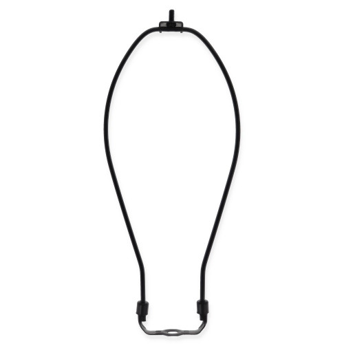 10in. Black Finish Heavy Duty Harp Includes 1/8ips Slip Harp Bottom Saddle.