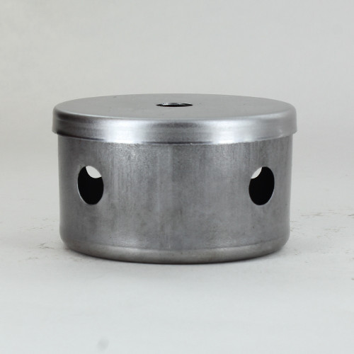 2-1/2in Diameter X 1-1/2in Height 4 Side Hole Unfinished Steel Body with 1/8ips (7/16in) Slip Through Bottom Hole.