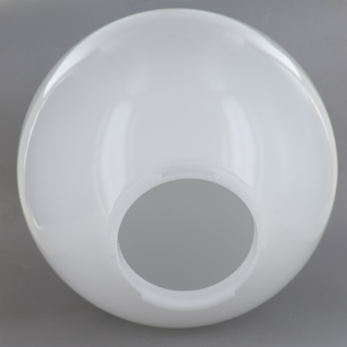 10in Diameter X 4 inch Twist-In Fitter Acrylic Ball - White