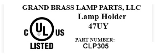 1/8ips Male threaded X 1/8ips female threaded 3 Light Phenolic Cluster with Turn Switch and 72in. Leads