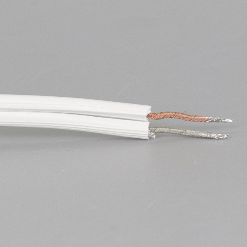 15ft Long 18/2 SPT-2 Beige Cloth Covered Powercord with NEMA 1-15P Molded Plug. UL Listed. Made in the USA.