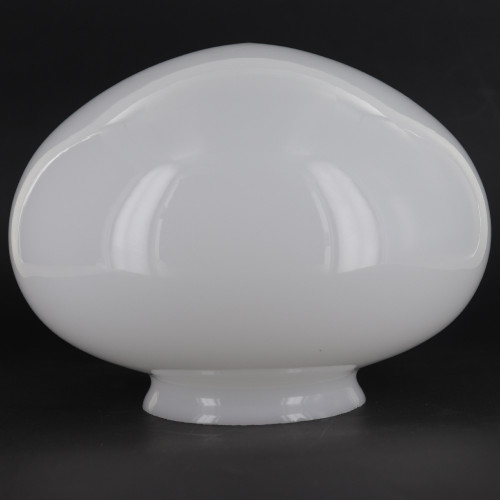 Opal White Hand Blown Bubble Shade with 3-1/4in. Neck