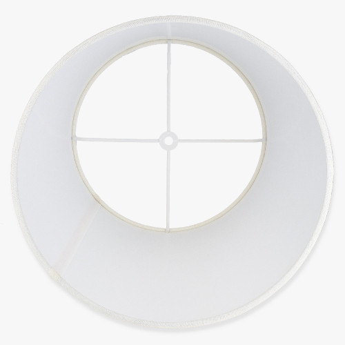 12in Diameter Empire Shade - Off White