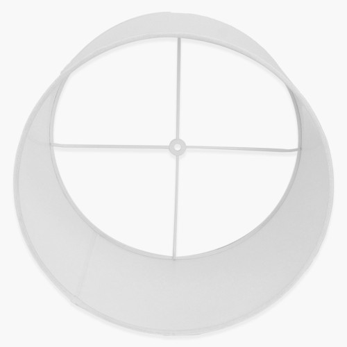 15-1/4in Diameter Drum Shade - White