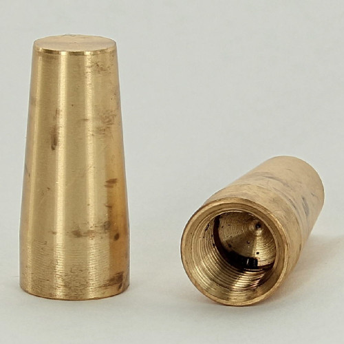 1/8ips Female - 0.50 Barrel Plunger - Unfinished Brass