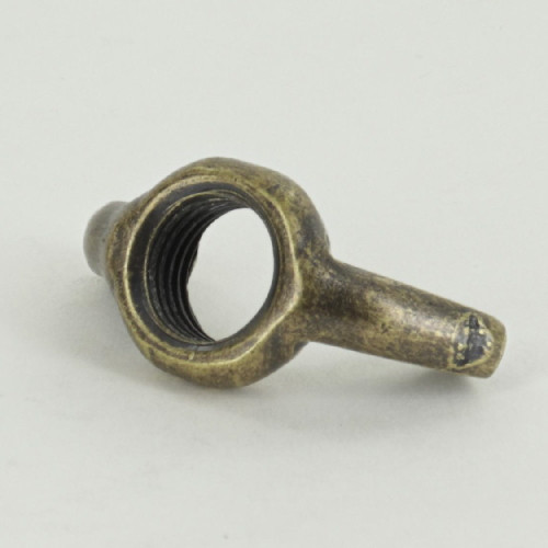 1/8ips Female Threaded - Wing Nut - Antique Brass Finish