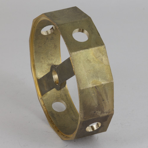 4 Side Holes - Dodecagonal Cast Brass Body - 3-1/2in(88mm) Diameter