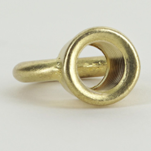 1/8ips - Female Threaded 1in Diameter Solid Brass Loop