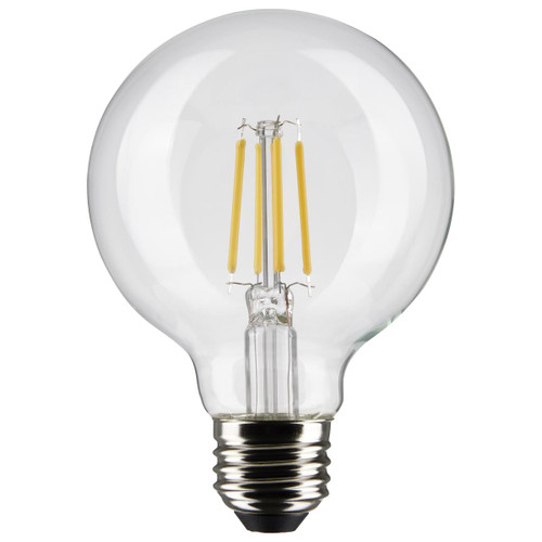 4.5-watt LED lamp is traditional, yet contemporary with its vintage style and energy saving LED technology. Elegantly illuminate any room in the house with this dimmable, globe shaped bulb. Sophisticated and modern, this lamp delivers 15,000 hours of warm white light.