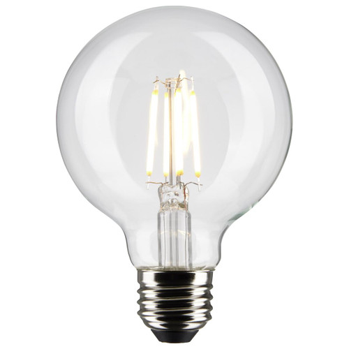 6-watt LED lamp is traditional, yet contemporary with its vintage style and energy saving LED technology. Elegantly illuminate any room in the house with this dimmable, globe shaped bulb. Sophisticated and modern, this lamp delivers 15,000 hours of warm white light.