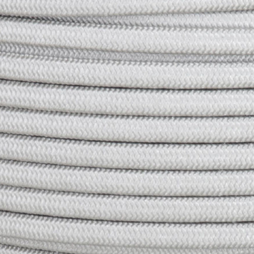 18/2 SPT2-B Metallic Silver Nylon Fabric Cloth Covered Lamp and Lighting Wire