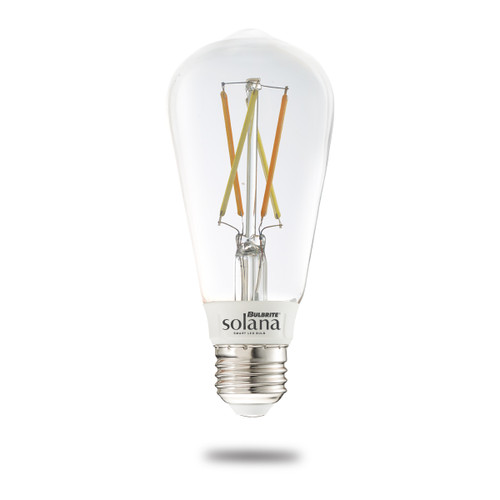 SMART LED WIFI BULB 5.5W ST18 WHITE LIGHT CLEAR 60W EQUIVALENT