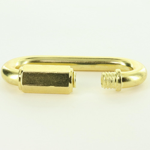 5/16in.(8mm)Thick Steel Quicklink - Brass Plated Finish