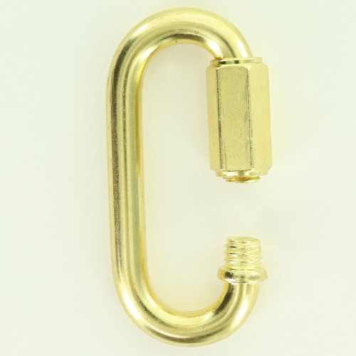 5/16in.(8mm)Thick Steel Quicklink - Brass Plated Finish